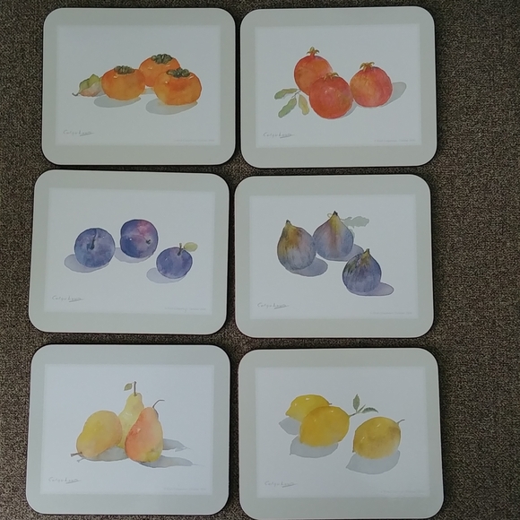 "Jason coasters" set of 6, The bottom box is missing.There is only top one. - Picture 1 of 10